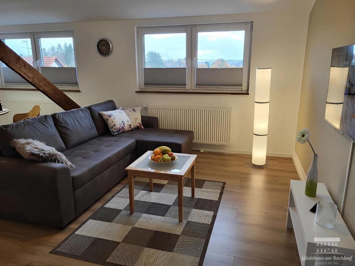 Komfort Ferienwohnungen Mit Wellness-Garten - Gaestehaus Am Bachlauf - Losheim Am See ภายนอก รูปภาพ