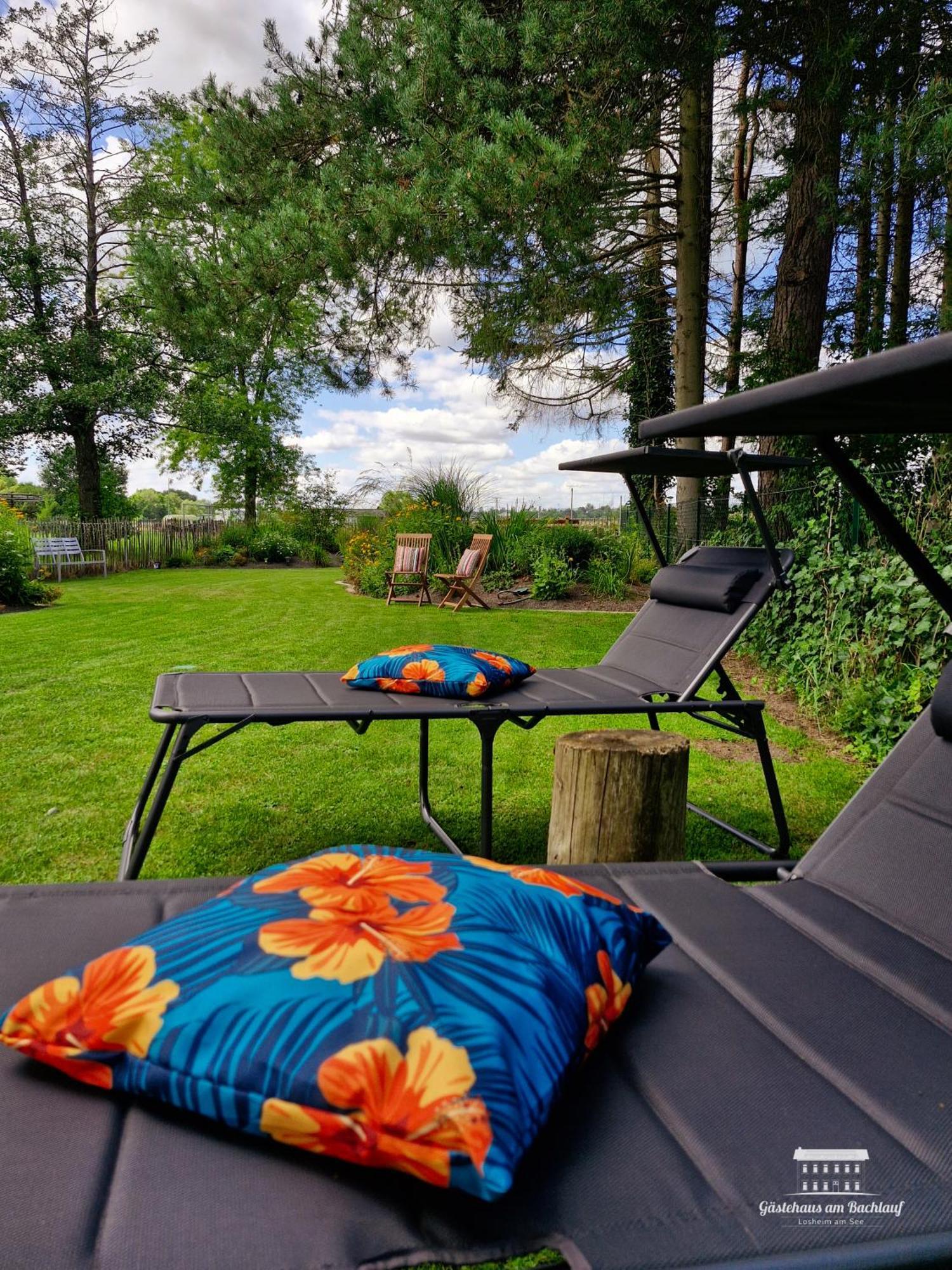 Komfort Ferienwohnungen Mit Wellness-Garten - Gaestehaus Am Bachlauf - Losheim Am See ภายนอก รูปภาพ